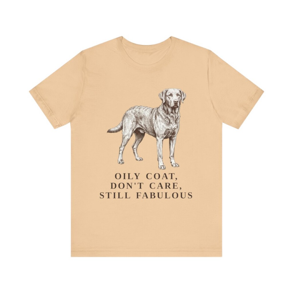 Chesapeake Bay Retriever Humor Shirt, Vintage Dog Sketch Tee, Dog Humor Gift