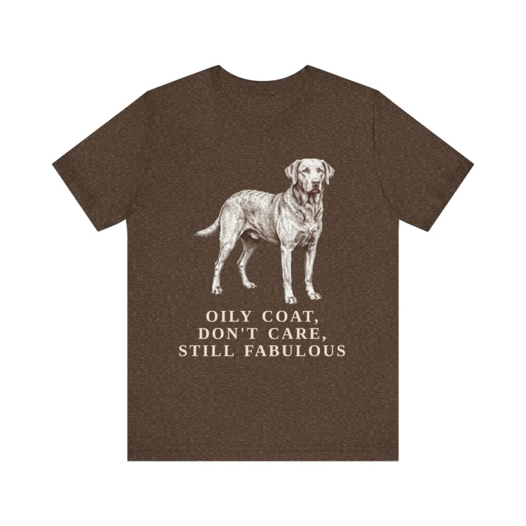 Chesapeake Bay Retriever Humor Shirt, Vintage Dog Sketch Tee, Dog Humor Gift