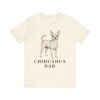 Chihuahua Dad Shirt, Vintage Dog Sketch Tee, Dog Dad Gift