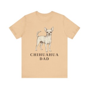 Chihuahua Dad Shirt, Vintage Dog Sketch Tee, Dog Dad Gift