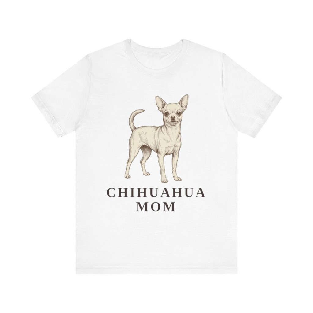 Chihuahua Mom Shirt, Vintage Dog Sketch Tee, Dog Mom Gift Chihuahua Mom Shirt, Vintage Dog Sketch Tee, Dog Mom Gift