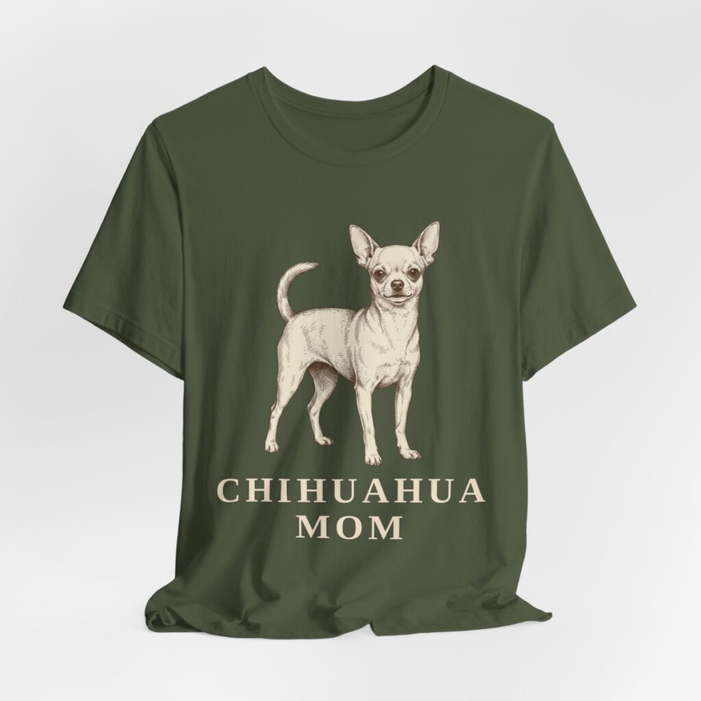 Chihuahua Mom Shirt, Vintage Dog Sketch Tee, Dog Mom Gift Chihuahua Mom Shirt, Vintage Dog Sketch Tee, Dog Mom Gift