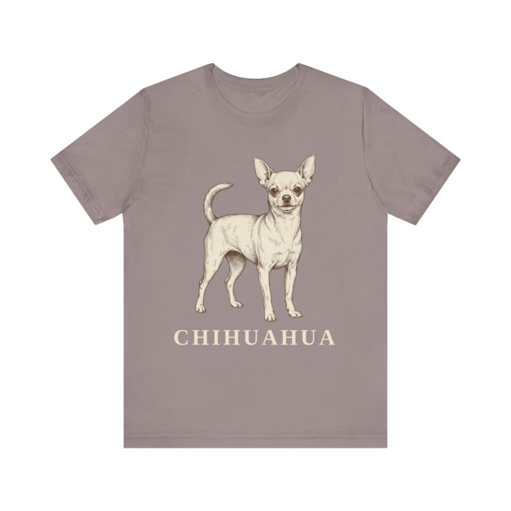 Chihuahua Lover Shirt, Vintage Dog Sketch Tee, Dog Lover Gift