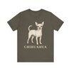 Chihuahua Lover Shirt, Vintage Dog Sketch Tee, Dog Lover Gift