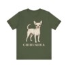 Chihuahua Lover Shirt, Vintage Dog Sketch Tee, Dog Lover Gift