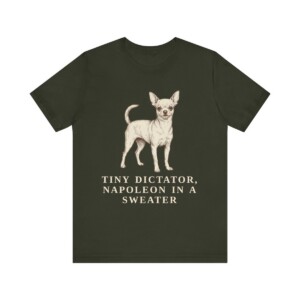 Chihuahua Humor Shirt, Vintage Dog Sketch Tee, Dog Humor Gift