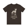 Chinese Crested Dad Shirt, Vintage Dog Sketch Tee, Dog Dad Gift Chinese Crested Dad Shirt, Vintage Dog Sketch Tee, Dog Dad Gift