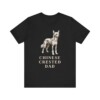 Chinese Crested Dad Shirt, Vintage Dog Sketch Tee, Dog Dad Gift Chinese Crested Dad Shirt, Vintage Dog Sketch Tee, Dog Dad Gift