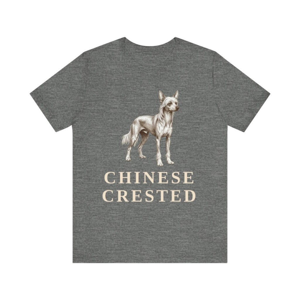 Chinese Crested Lover Shirt, Vintage Dog Sketch Tee, Dog Lover Gift Chinese Crested Lover Shirt, Vintage Dog Sketch Tee, Dog Lover Gift