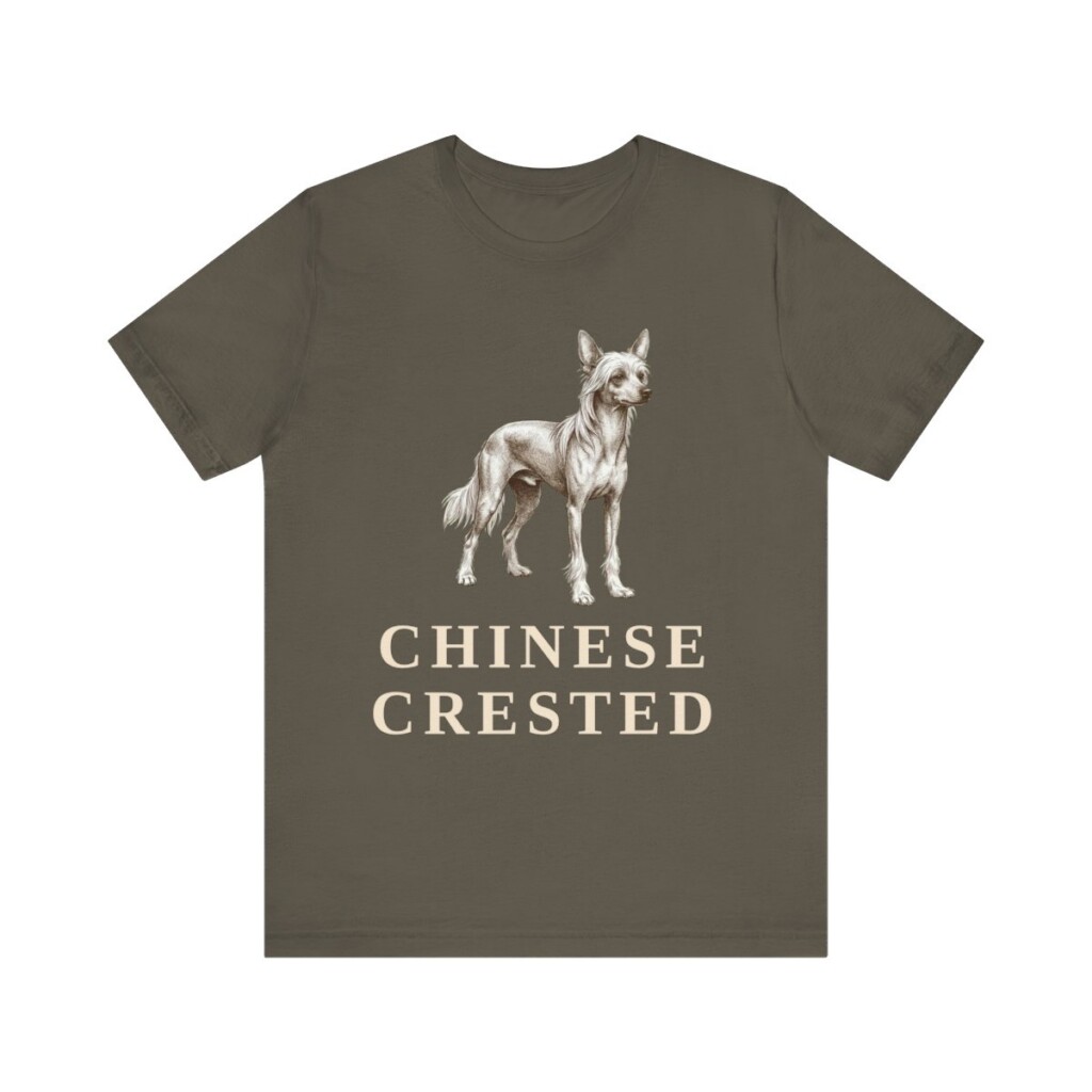 Chinese Crested Lover Shirt, Vintage Dog Sketch Tee, Dog Lover Gift Chinese Crested Lover Shirt, Vintage Dog Sketch Tee, Dog Lover Gift