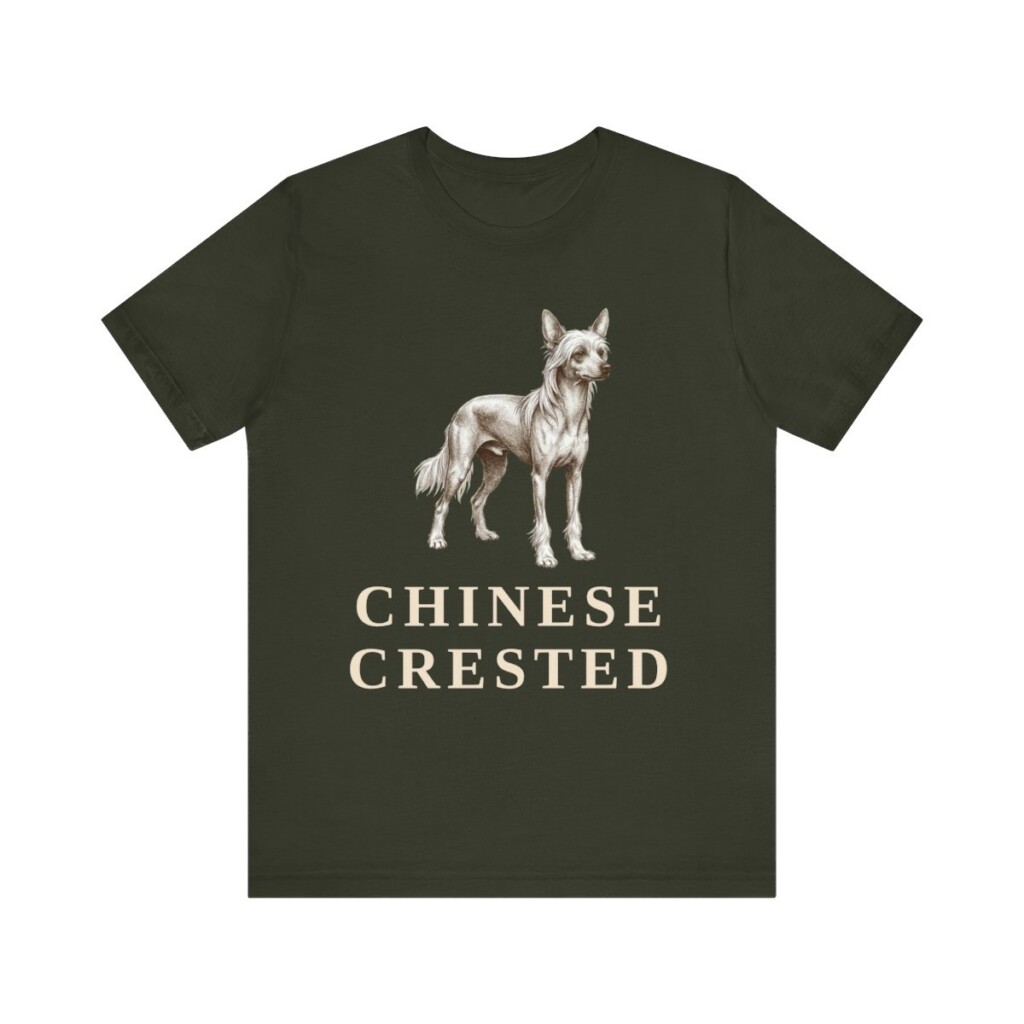 Chinese Crested Lover Shirt, Vintage Dog Sketch Tee, Dog Lover Gift Chinese Crested Lover Shirt, Vintage Dog Sketch Tee, Dog Lover Gift