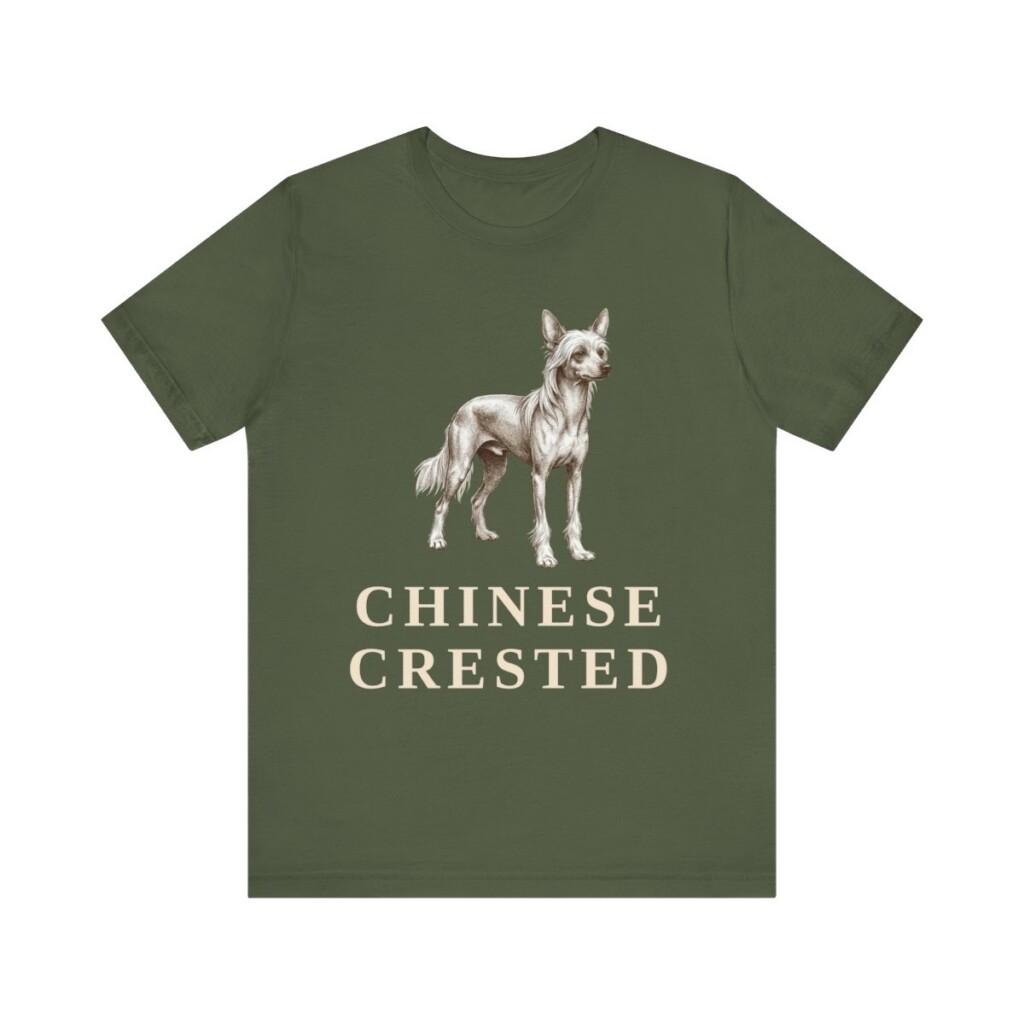 Chinese Crested Lover Shirt, Vintage Dog Sketch Tee, Dog Lover Gift Chinese Crested Lover Shirt, Vintage Dog Sketch Tee, Dog Lover Gift