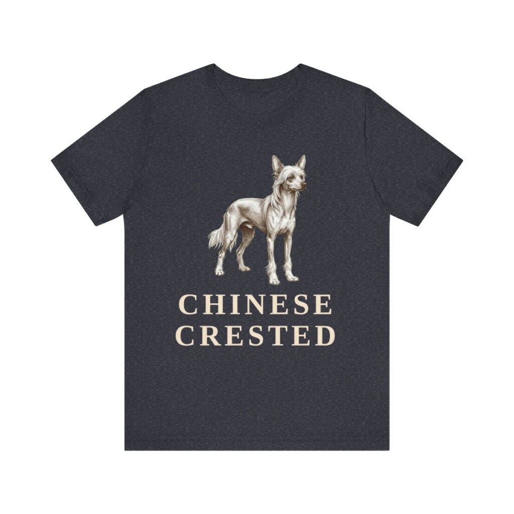 Chinese Crested Lover Shirt, Vintage Dog Sketch Tee, Dog Lover Gift Chinese Crested Lover Shirt, Vintage Dog Sketch Tee, Dog Lover Gift