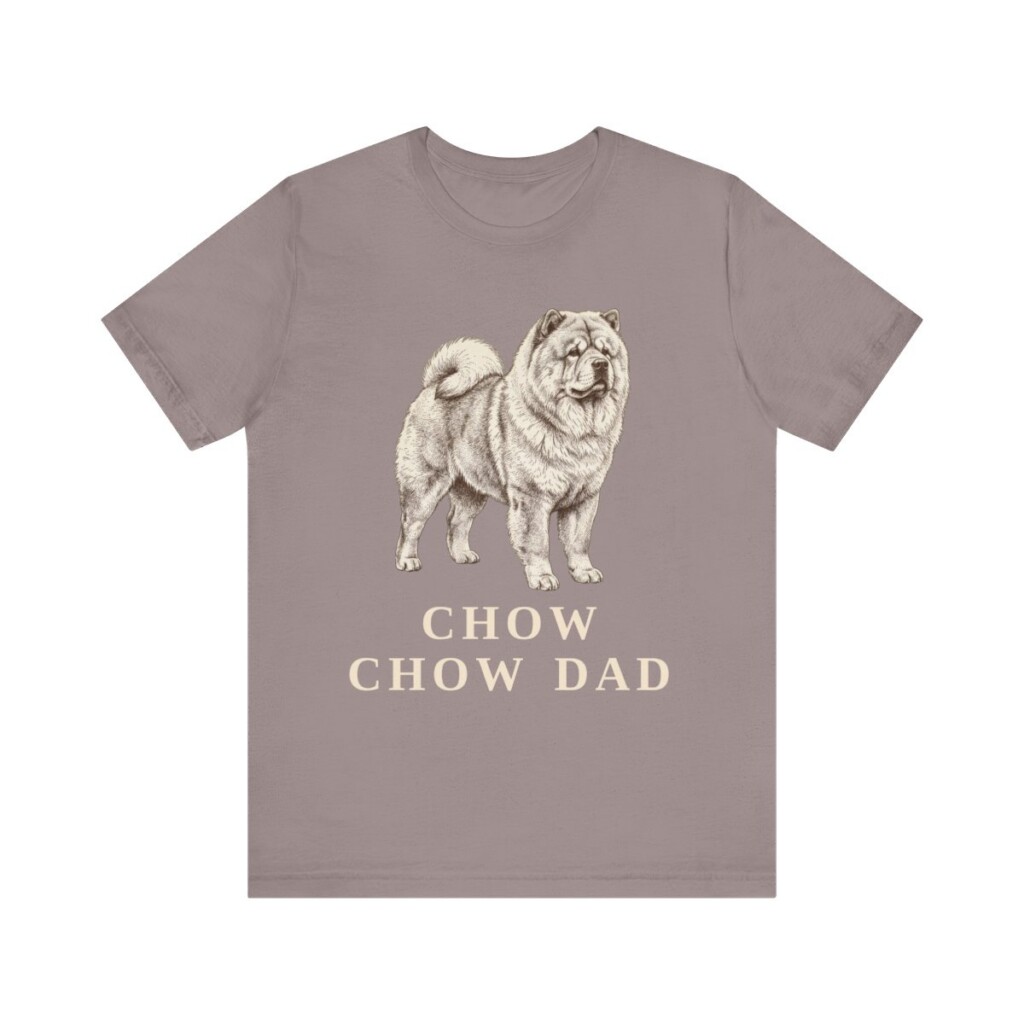 Chow Chow Dad Shirt, Vintage Dog Sketch Tee, Dog Dad Gift