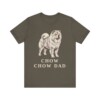 Chow Chow Dad Shirt, Vintage Dog Sketch Tee, Dog Dad Gift