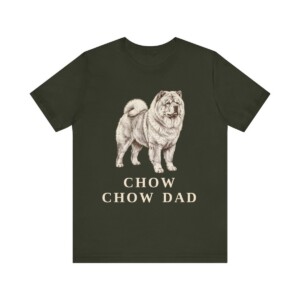 Chow Chow Dad Shirt, Vintage Dog Sketch Tee, Dog Dad Gift