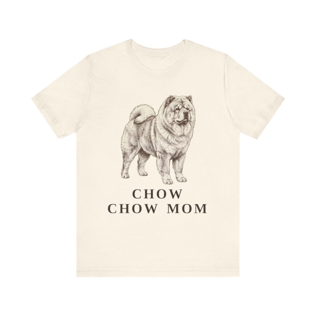Chow Chow Mom Shirt, Vintage Dog Sketch Tee, Dog Mom Gift Chow Chow Mom Shirt, Vintage Dog Sketch Tee, Dog Mom Gift