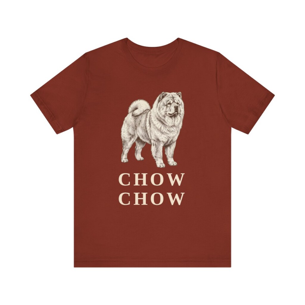 Chow Chow Lover Shirt, Vintage Dog Sketch Tee, Dog Lover Gift
