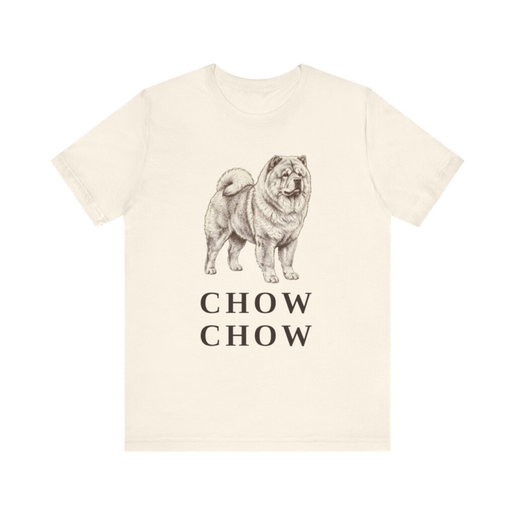 Chow Chow Lover Shirt, Vintage Dog Sketch Tee, Dog Lover Gift
