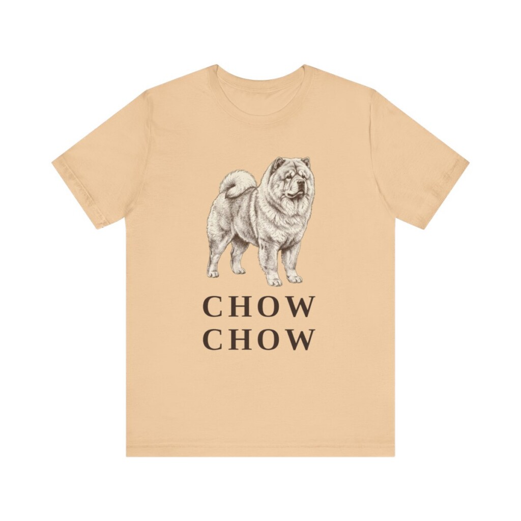 Chow Chow Lover Shirt, Vintage Dog Sketch Tee, Dog Lover Gift