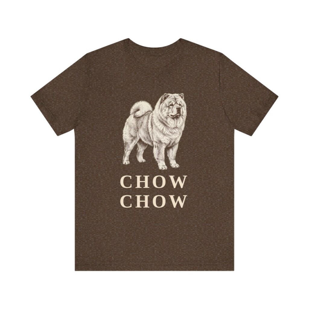 Chow Chow Lover Shirt, Vintage Dog Sketch Tee, Dog Lover Gift