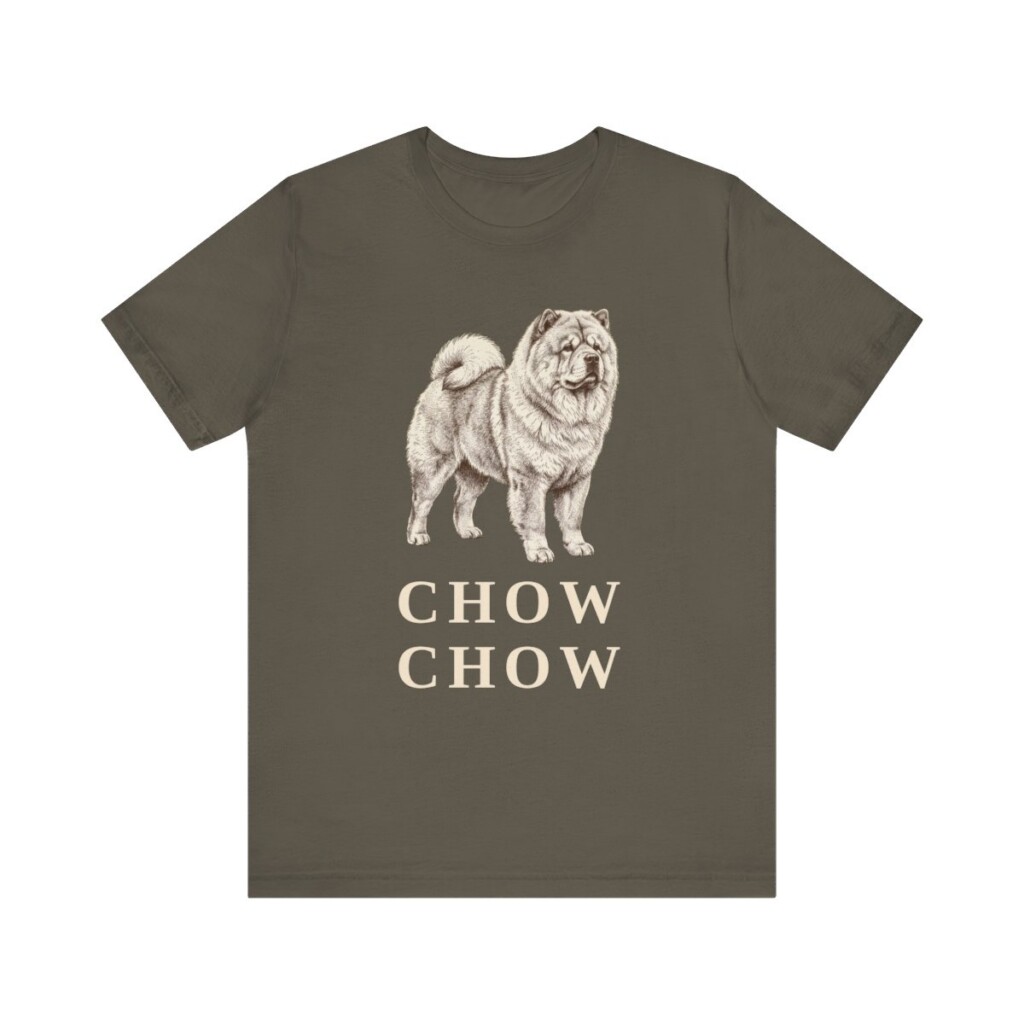 Chow Chow Lover Shirt, Vintage Dog Sketch Tee, Dog Lover Gift