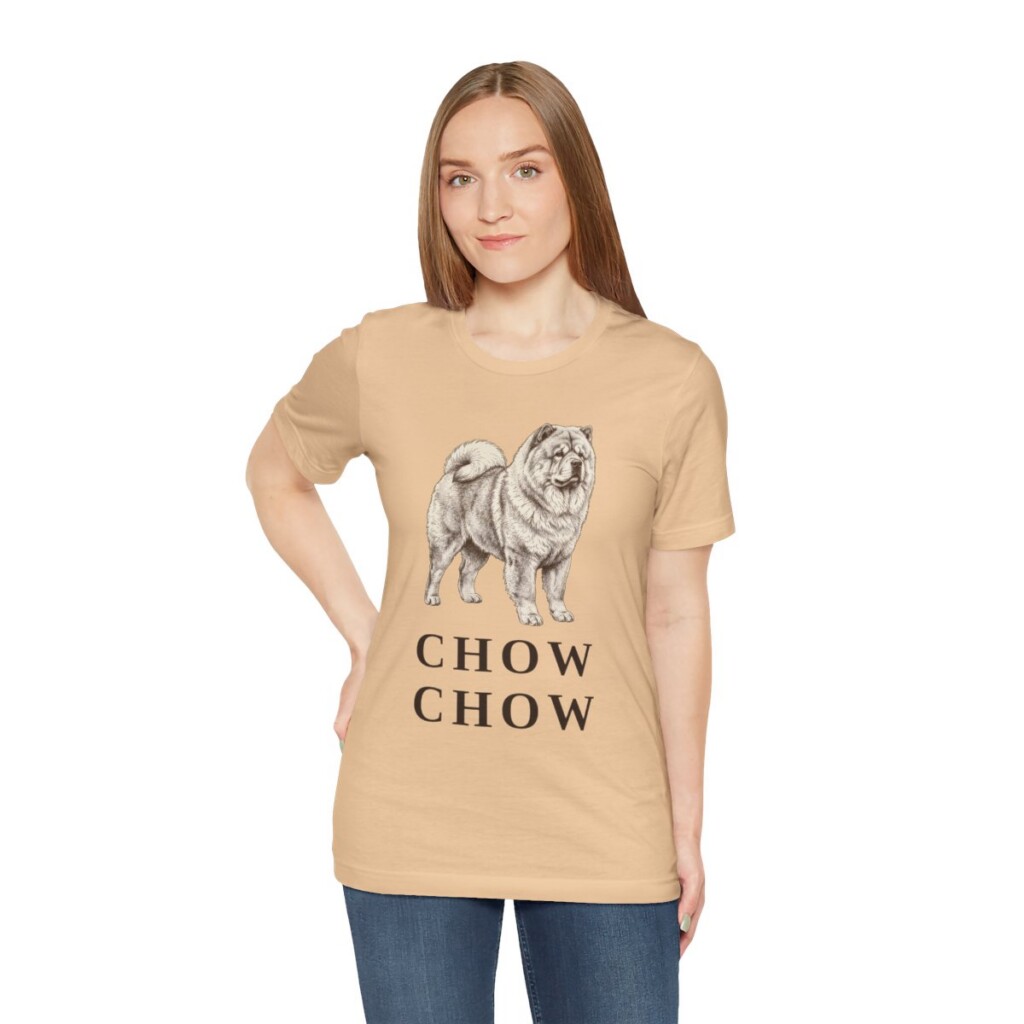 Chow Chow Lover Shirt, Vintage Dog Sketch Tee, Dog Lover Gift