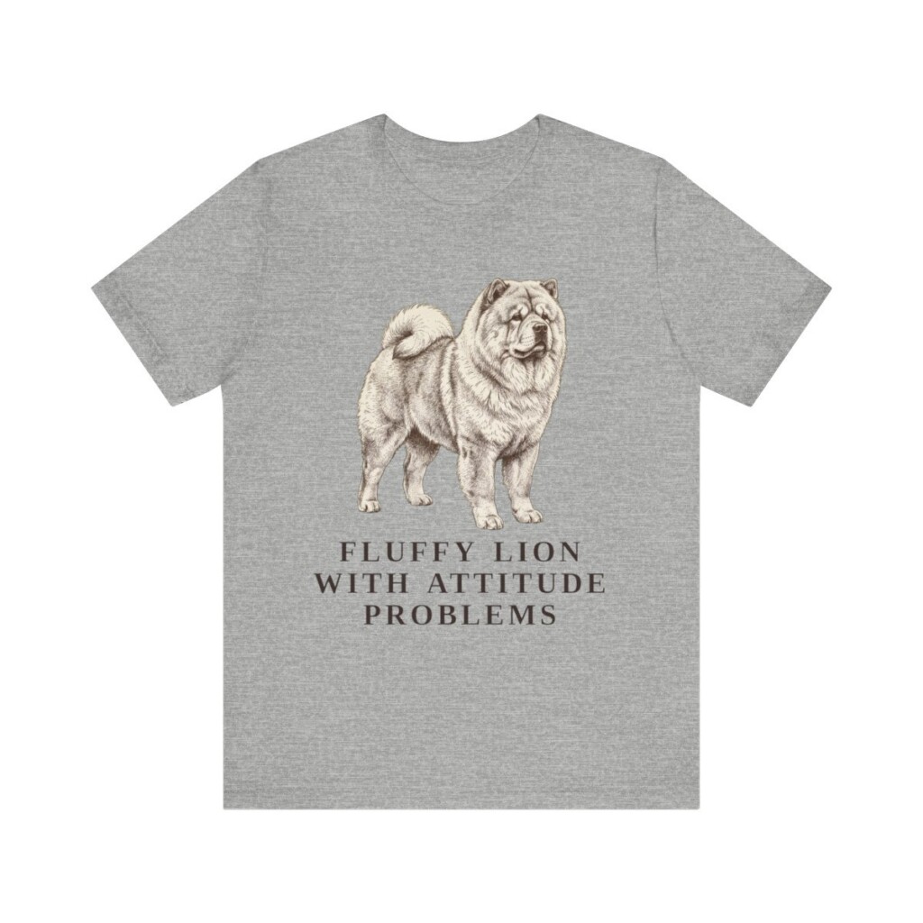 Chow Chow Humor Shirt, Vintage Dog Sketch Tee, Dog Humor Gift