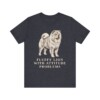 Chow Chow Humor Shirt, Vintage Dog Sketch Tee, Dog Humor Gift