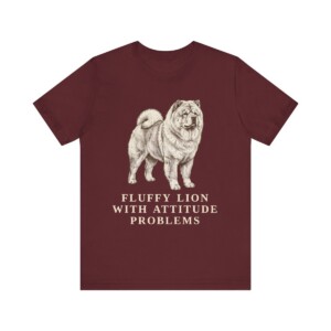 Chow Chow Humor Shirt, Vintage Dog Sketch Tee, Dog Humor Gift