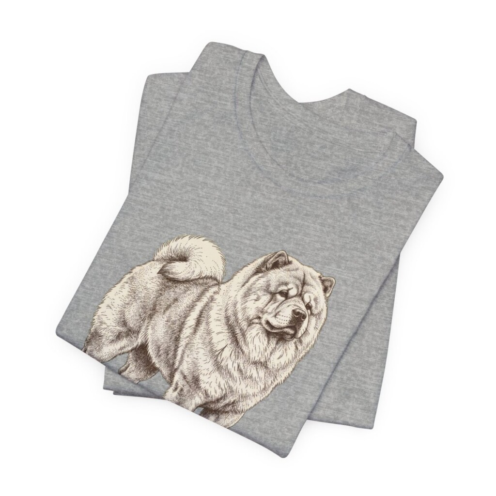 Chow Chow Humor Shirt, Vintage Dog Sketch Tee, Dog Humor Gift