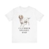 Clumber Spaniel Dad Shirt, Vintage Dog Sketch Tee, Dog Dad Gift Clumber Spaniel Dad Shirt, Vintage Dog Sketch Tee, Dog Dad Gift