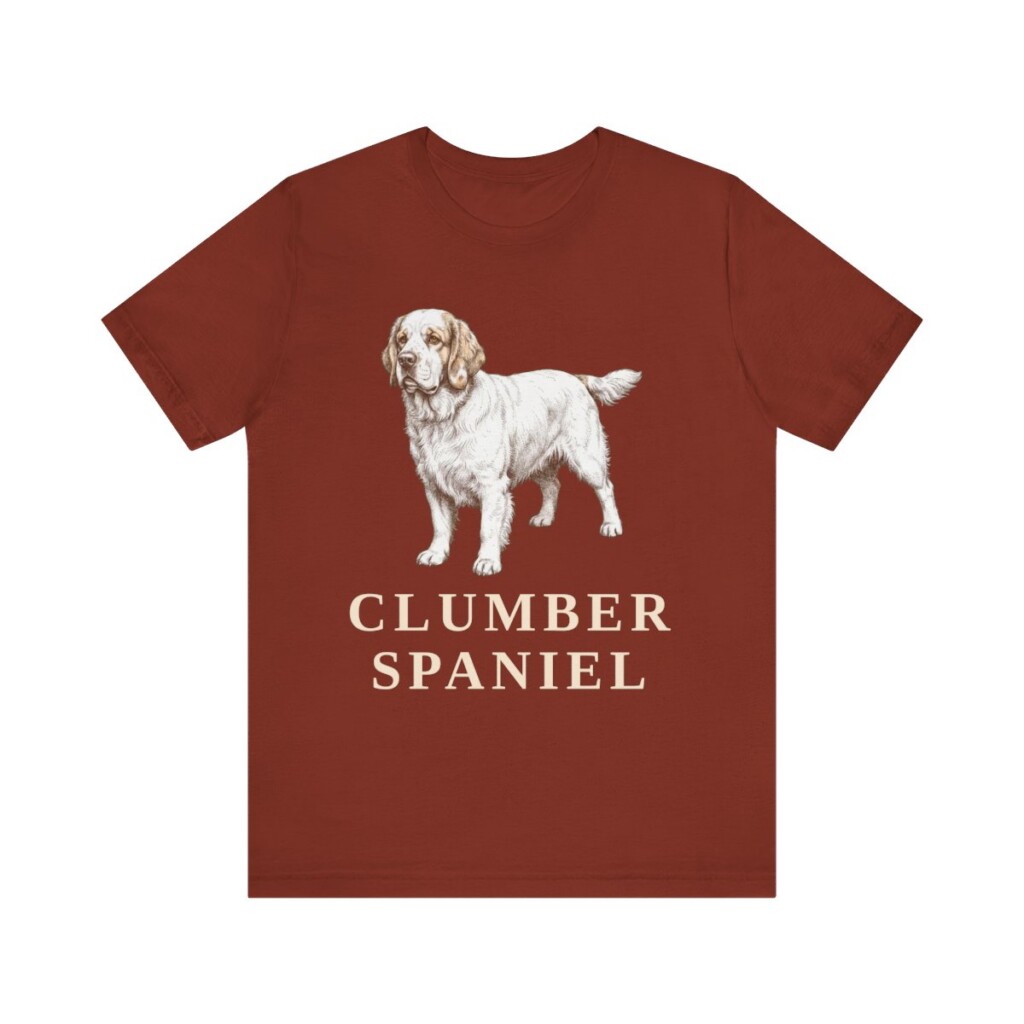 Clumber Spaniel Lover Shirt, Vintage Dog Sketch Tee, Dog Lover Gift