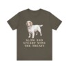 Clumber Spaniel Humor Shirt, Vintage Dog Sketch Tee, Dog Humor Gift