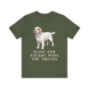 Clumber Spaniel Humor Shirt, Vintage Dog Sketch Tee, Dog Humor Gift