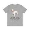 Clumber Spaniel Humor Shirt, Vintage Dog Sketch Tee, Dog Humor Gift