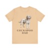 Cockapoo Dad Shirt, Vintage Dog Sketch Tee, Dog Dad Gift