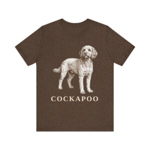 Cockapoo Lover Shirt, Vintage Dog Sketch Tee, Dog Lover Gift
