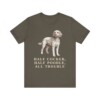 Cockapoo Humor Shirt, Vintage Dog Sketch Tee, Dog Humor Gift