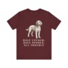 Cockapoo Humor Shirt, Vintage Dog Sketch Tee, Dog Humor Gift