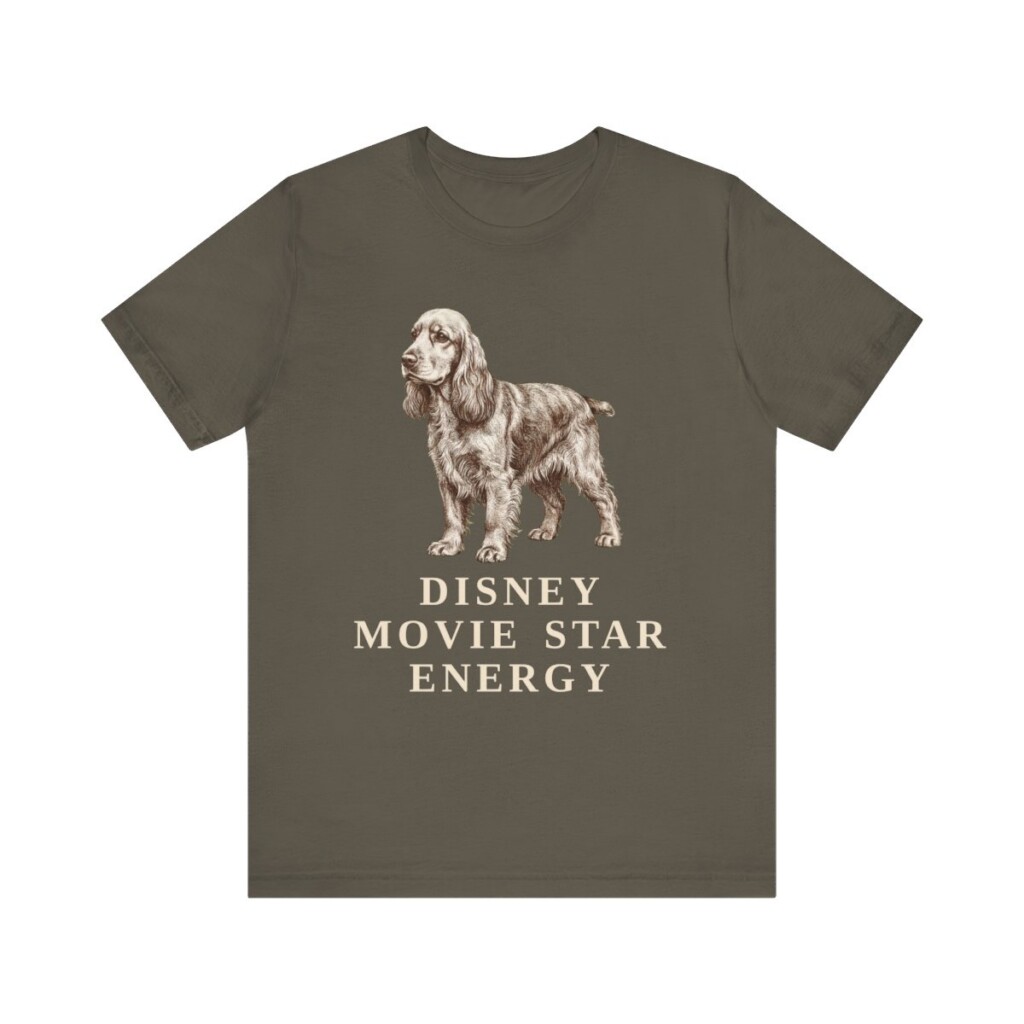 American Cocker Spaniel Humor Shirt, Vintage Dog Sketch Tee, Dog Humor Gift