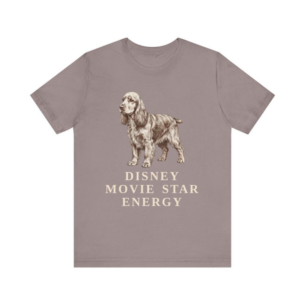 American Cocker Spaniel Humor Shirt, Vintage Dog Sketch Tee, Dog Humor Gift