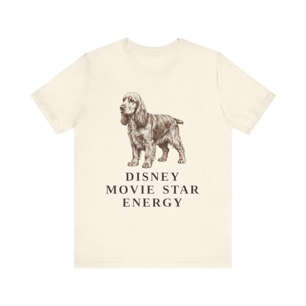 American Cocker Spaniel Humor Shirt, Vintage Dog Sketch Tee, Dog Humor Gift
