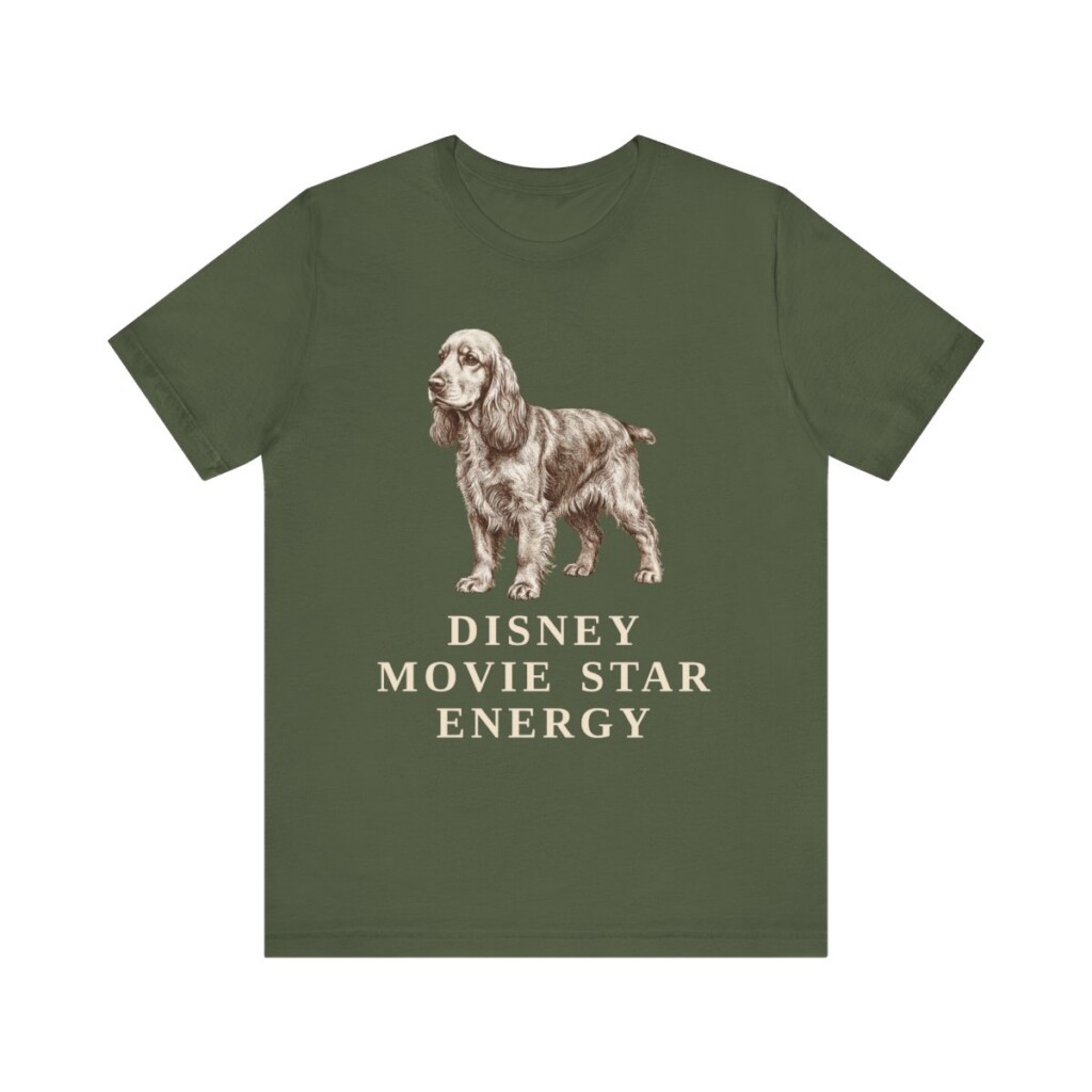 American Cocker Spaniel Humor Shirt, Vintage Dog Sketch Tee, Dog Humor Gift