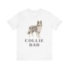 Collie Dad Shirt, Vintage Dog Sketch Tee, Dog Dad Gift Collie Dad Shirt, Vintage Dog Sketch Tee, Dog Dad Gift