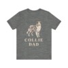 Collie Dad Shirt, Vintage Dog Sketch Tee, Dog Dad Gift Collie Dad Shirt, Vintage Dog Sketch Tee, Dog Dad Gift
