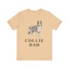 Collie Dad Shirt, Vintage Dog Sketch Tee, Dog Dad Gift Collie Dad Shirt, Vintage Dog Sketch Tee, Dog Dad Gift