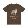 Collie Dad Shirt, Vintage Dog Sketch Tee, Dog Dad Gift Collie Dad Shirt, Vintage Dog Sketch Tee, Dog Dad Gift