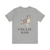 Collie Dad Shirt, Vintage Dog Sketch Tee, Dog Dad Gift Collie Dad Shirt, Vintage Dog Sketch Tee, Dog Dad Gift