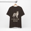 Collie Dad Shirt, Vintage Dog Sketch Tee, Dog Dad Gift Collie Dad Shirt, Vintage Dog Sketch Tee, Dog Dad Gift